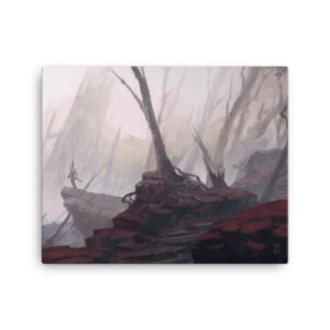"Red Forest" Canvas